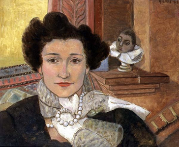 Aunt Vina (Rose), 1958 (oil on board)