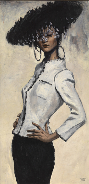 Suzy Chanel, 1997 (oil on board)