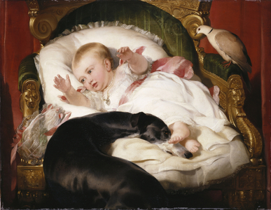 Victoria, Princess Royal, with Eos, 1841 (oil on canvas)