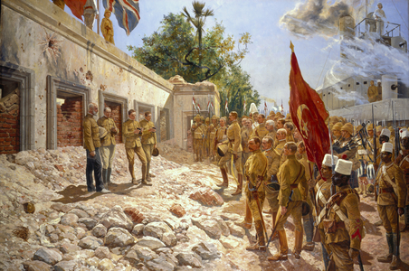 The Memorial Service for General Gordon, 4th September 1898, 1899 (oil on canvas)