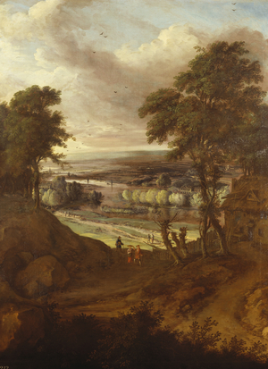 The Thames Valley from Richmond Hill, c.1695-1700 (oil on canvas)