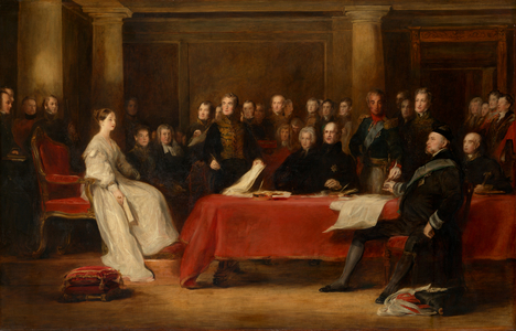 The First Council of Queen Victoria, 1838 (oil on canvas)