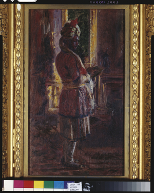 The Munshi Abdul Karim, 1887 (oil on panel)