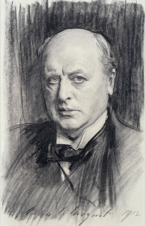 Henry James, 1912 (charcoal on paper)
