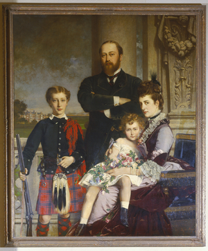 The Family of the Prince of Wales, 1876 (oil on canvas)