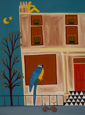 The Parrot from Shepherd's Bush, 2007 (oil on linen)