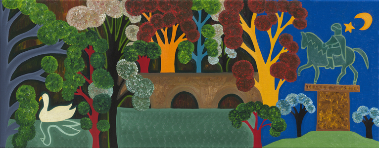 Windsor Park at the Height of Summer, 2011 (oil on linen)