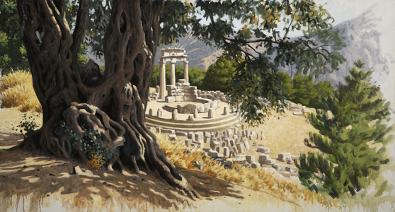 Delphi, 2008 (oil on canvas)