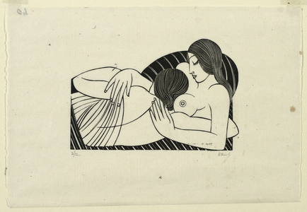 Inter Ubera Mea, 1925 (woodcut)