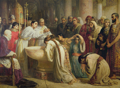 The Moorish Proselytes of Granada, 1873 (for engraving see 94945)