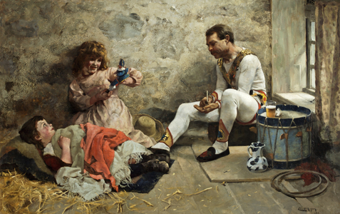 The Jolly Stroller, 1888 (oil on canvas)