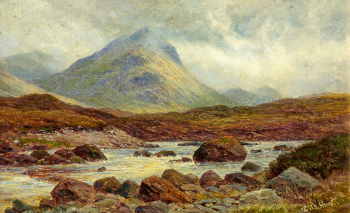 Marscow, Glen Strachen, Skye (oil on panel)