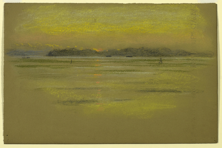 Brownsea Island (pastel on paper)