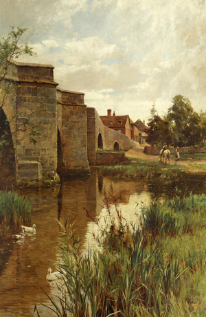 The Bridge, 1892 (oil on canvas)