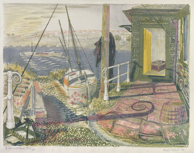The Old Watch House, Pill, 1931 (litho)