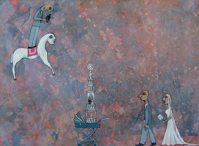 Expectant mother, 2008 (oil & acrylic on canvas)
