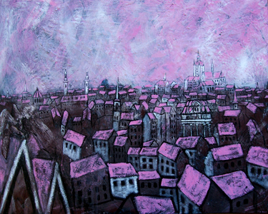 Prague, 2010 (acrylic on canvas)