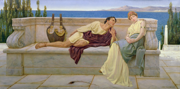 The Dawn of Love, 1888 (oil on canvas)