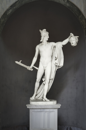 Perseus with the Head of Medusa, c.1800 (marble)