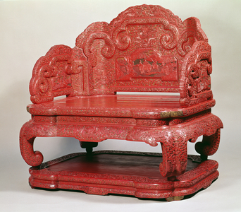 The throne of Emperor Ch'ien Lung (1736-95)