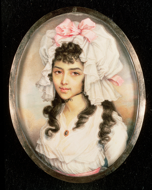 Miniature Portrait of a Girl