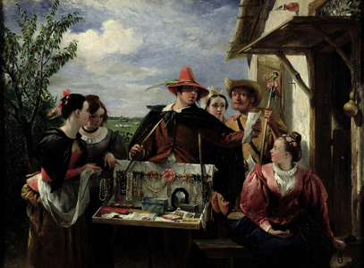 Autolycus, scene from 'A Winter's Tale', 1836 (oil)