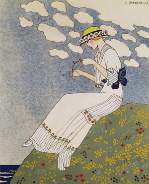 N'en Dites Rien, from the Gazette du Bon Ton No.10, 1913