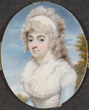 Miniature of unknown woman