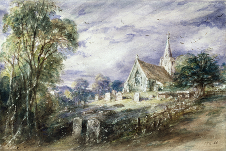 Stoke Poges Church (oil painting)