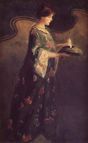 Lady with a Candle, c.1890