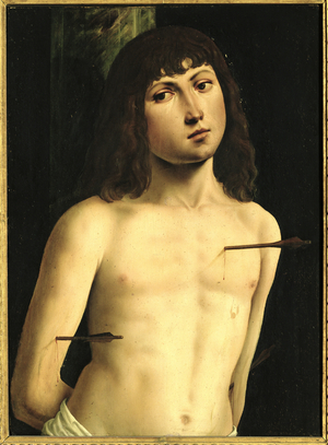 Saint Sebastian, c.1490s (tempera on panel)