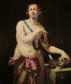 Mary Magdalene in Penitence (oil on canvas)