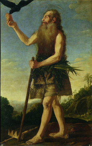 St. Onuphrius (oil on canvas)