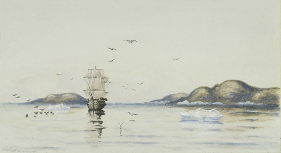 Cape Alexander, c.1850-55 (w/c on paper)