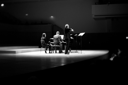 Portrait of Boris Berezovsky and Vadim Repin concert Salle Pleyel, Paris