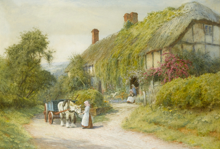 Ashton under Hill (w/c & gouache on paper)