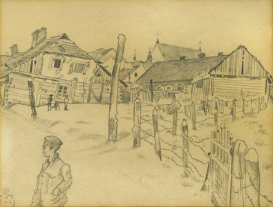 Old Poland, 1923 (pencil on paper)