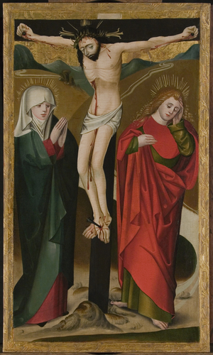 The Crucifixion (oil on panel)