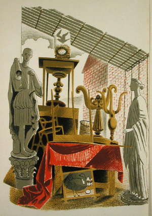 Second-Hand furniture and Effects, 1938 (colour litho)