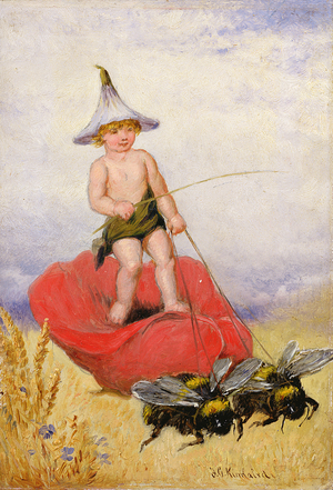 The Four Seasons: Summer (oil on board)