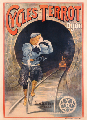 Poster advertising Cycles Terrot, printed by P. Vercasson, Paris, c.1900 (lithograph)