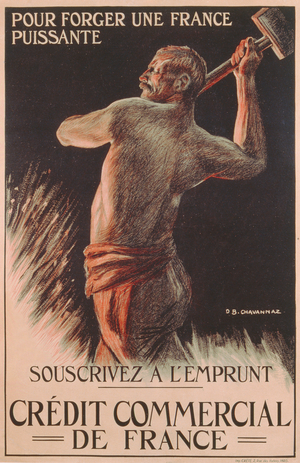Poster advertising the French National Loan, First World War (lithograph)