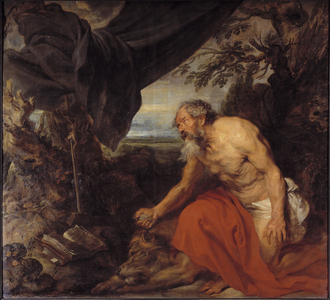 St. Jerome, c.1617-20 (oil on canvas)