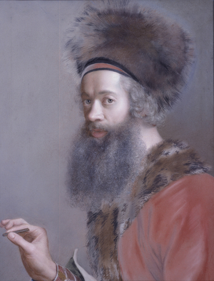 Self Portrait (pastel on paper)