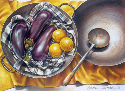 The Wok, 1980 (pastel on paper)