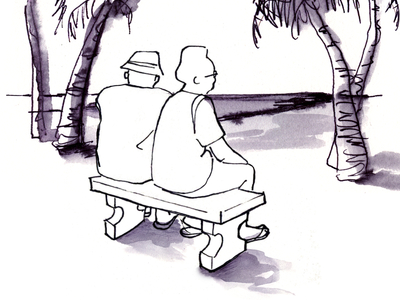 Couple, 2006 (mixed media)