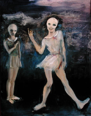 Figures from a Ballet II, 1978 (oil on canvas)
