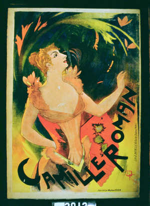 'Camille Roman' (colour litho)