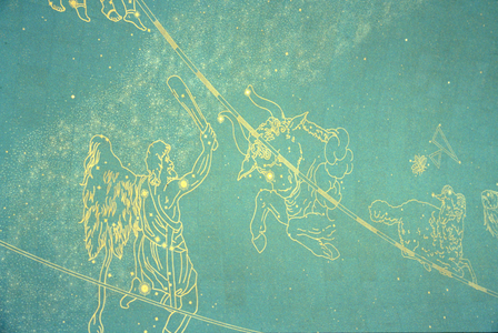 Mural depicting Hercules (photo)