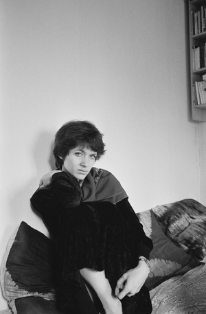 Portrait of Nancy Huston at Paris, March 1, 1985